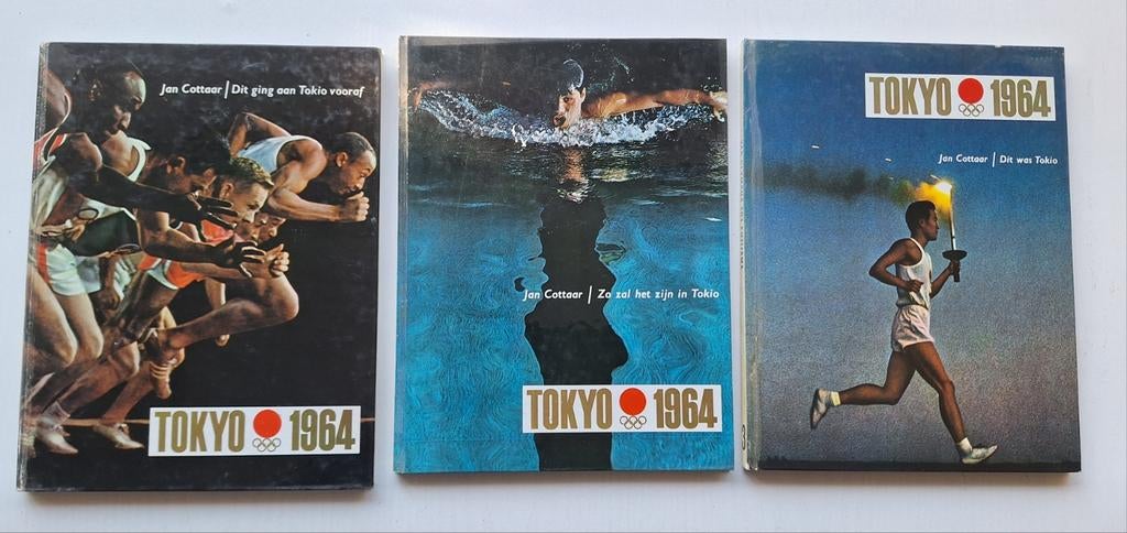 Olympische Spelen Tokyo 1964 - Jan Cottaar - Drieluik, Boeken, Ophalen of Verzenden, Gelezen, Jan Cottaar, Overige sporten