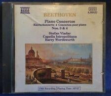 cd Beethoven : Piano concertos nr 4 & 5 Stefan Vladar Naxos, Ophalen of Verzenden, Classicisme, Zo goed als nieuw, Orkest of Ballet