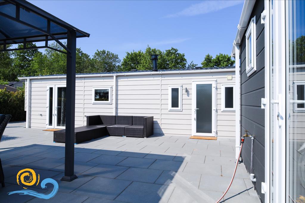 Te huur! Camping de holle poarte 6-pers chalet met airco, Airconditioning, Recreatiepark, Friesland, Chalet, Bungalow of Caravan