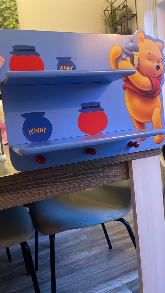 Winnie de Poeh kinderkapstok, Gebruikt, Ophalen of Verzenden, Minder dan 100 cm, Kinderkapstok