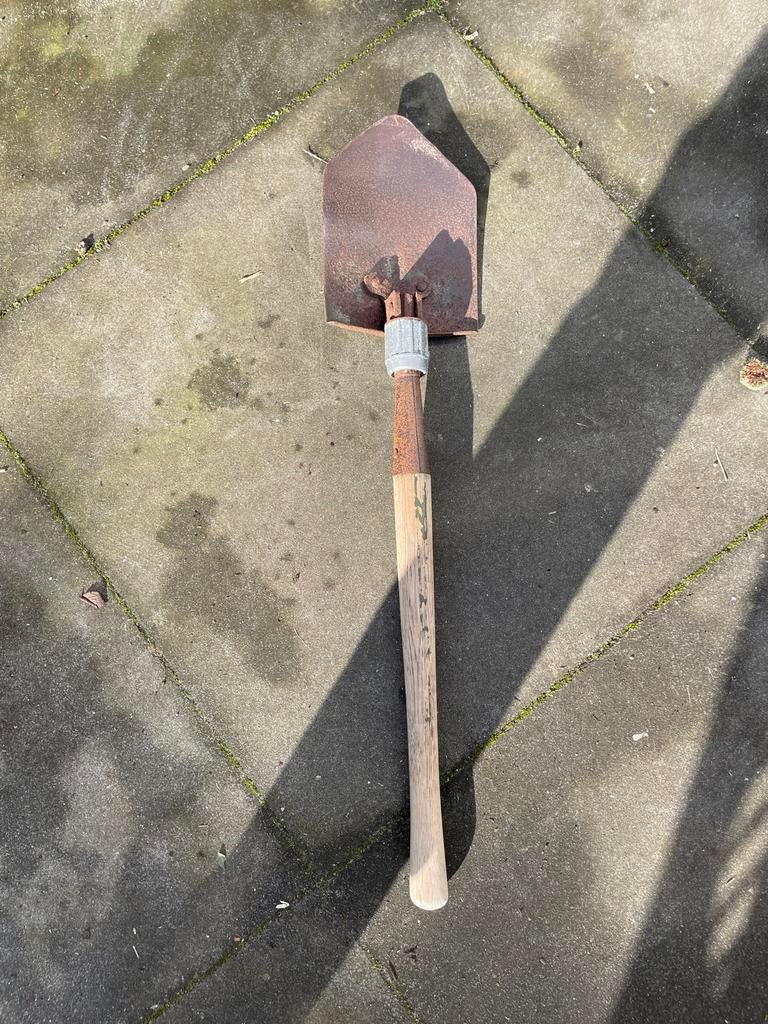 Gebruikte spade / schep, Tuin en Terras, Ophalen of Verzenden, Gebruikt, Spade