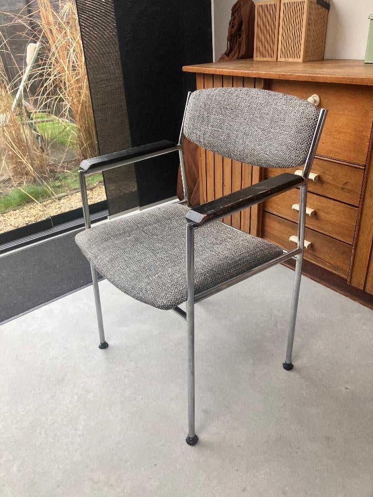 Set van 6 stoelen Martin Visser (voor Spectrum), Huis en Inrichting, Stoelen, Ophalen, Gebruikt, Overige kleuren, Modern, mid-century