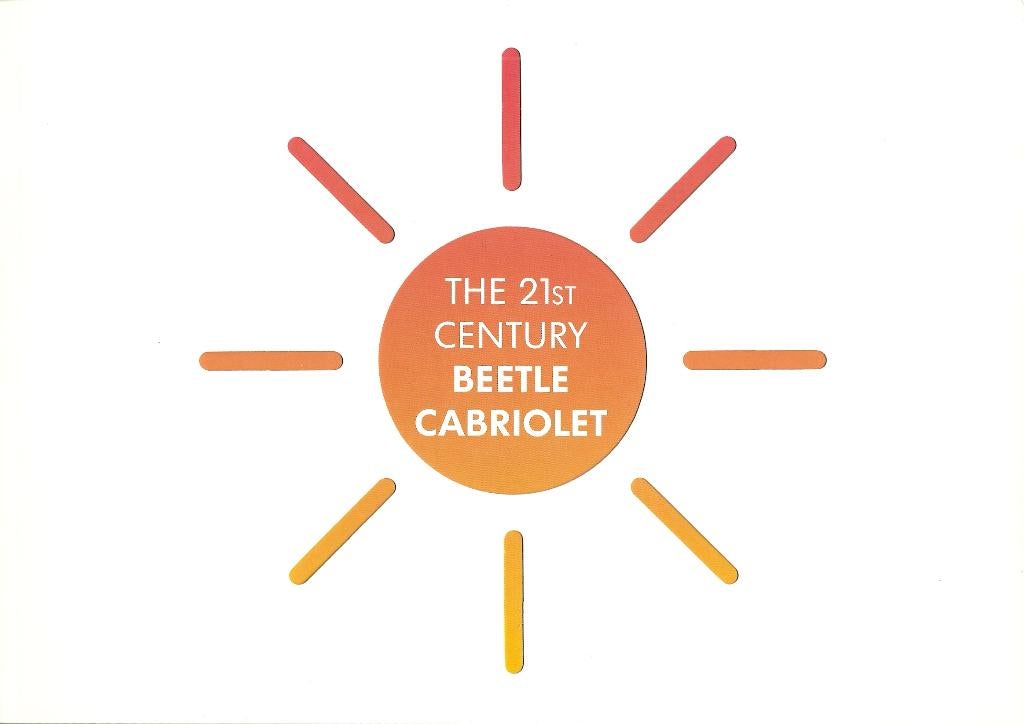 Volkswagen Beetle Cabriolet folders, Ophalen of Verzenden, Zo goed als nieuw, Volkswagen