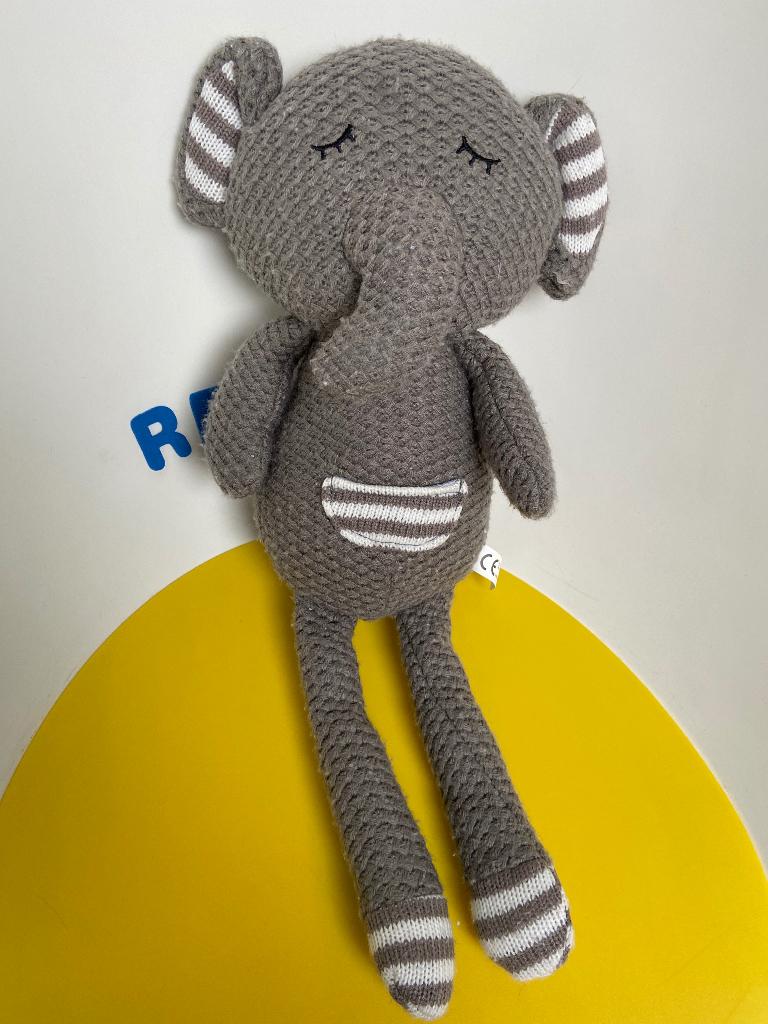 4297 evora kruidvat olifant grijs gebreid, Ophalen of Verzenden, Nieuw, Olifant