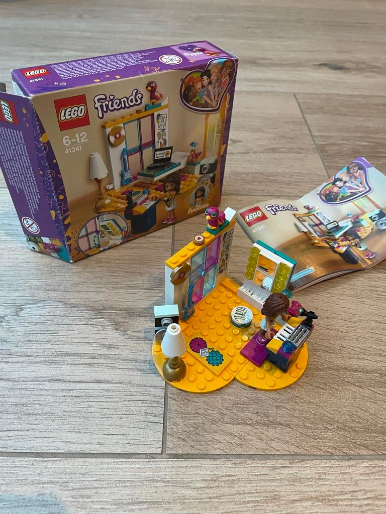 Lego Friends Andrea's Muziekstudio 41341, Ophalen of Verzenden, Zo goed als nieuw, Complete set, Lego