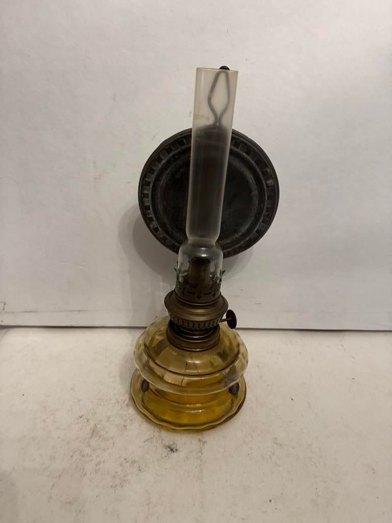 Antiek Kosmos brenner olielamp, Ophalen of Verzenden