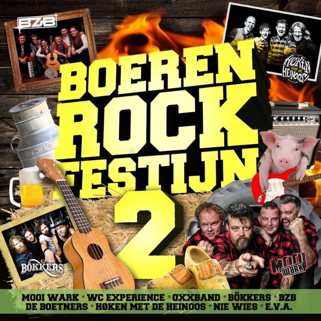 Boerenrock Festijn - Deel 2 - Originele CD Nieuw, Ophalen of Verzenden, Nieuw in verpakking, Nederlandstalig