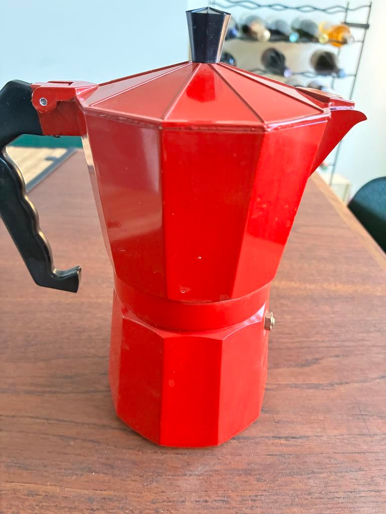 Ernesto Italiaanse Moka Pot - Koffiezetapparaat, Gemalen koffie, Ophalen of Verzenden, 4 tot 10 kopjes, Koffiemachine