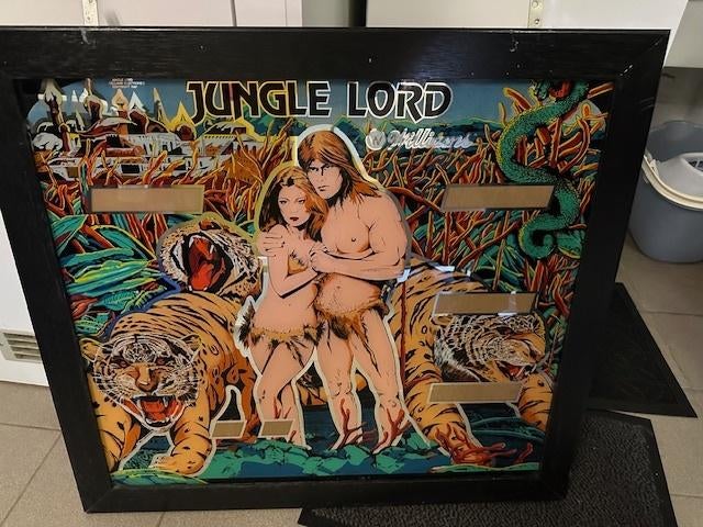 Originele spiegelkopruit flipperkast JUNGLE LORD, Verzamelen, Ophalen, Gebruikt, Flipperkast, Williams