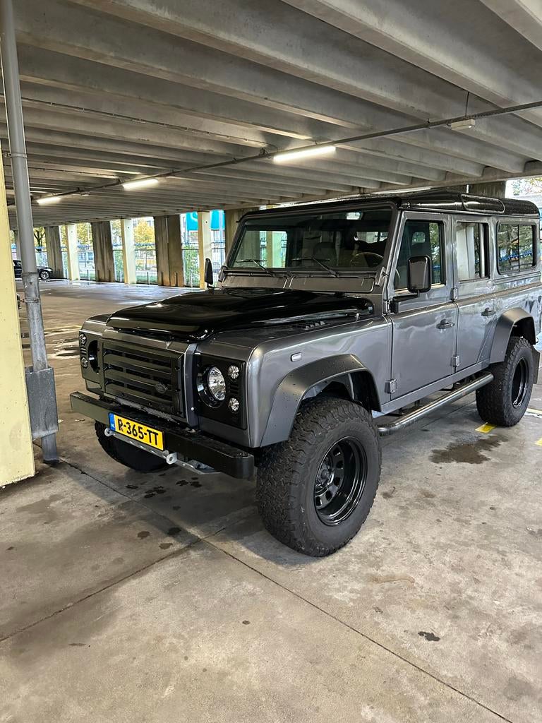 In prijs verlaagd!!! Land Rover Defender 110 bj’98, Stof, 4 cilinders, 2495 cc, 10 km/l