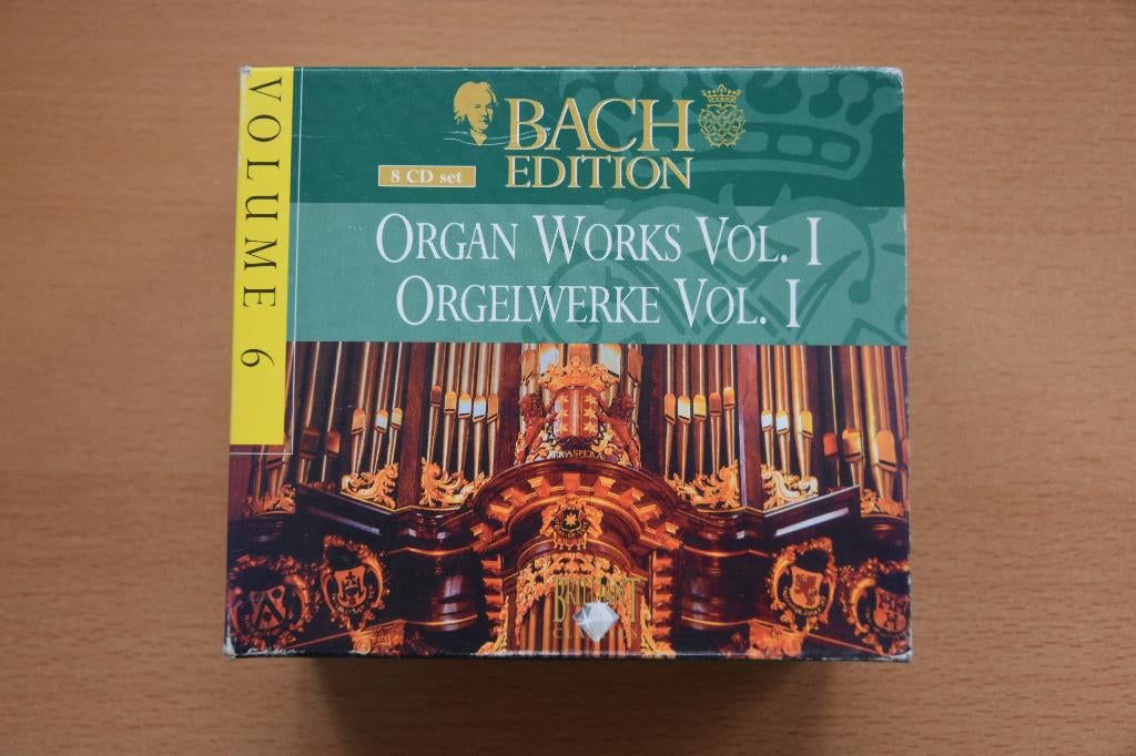 8 Cd Hans Fagius J.S. Bach Organ Works vol 1, Ophalen of Verzenden, Barok, Zo goed als nieuw, Overige typen