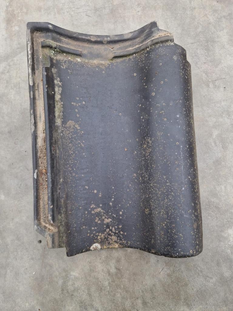 Circa 10.000 Ovh van Oordt dakpannen, zwart satinet/glazura, Steen of Klei, Zwart, Nieuw, Ophalen of Verzenden