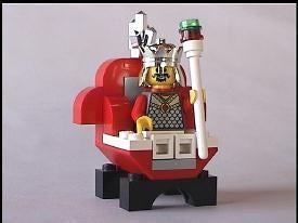 Lego Castle Knights' Kingdom I 2586 Crazy King (Chess Promo, Ophalen of Verzenden, Zo goed als nieuw, Complete set, Lego