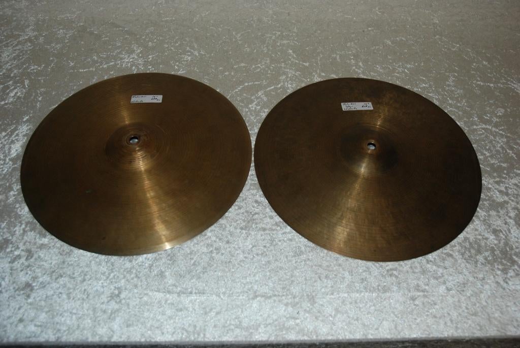 Istanbul Agop 30th anniversary hihat bekkens 638/688gr 14", Muziek en Instrumenten, Gebruikt, ., Drums of Percussie, Ophalen of Verzenden