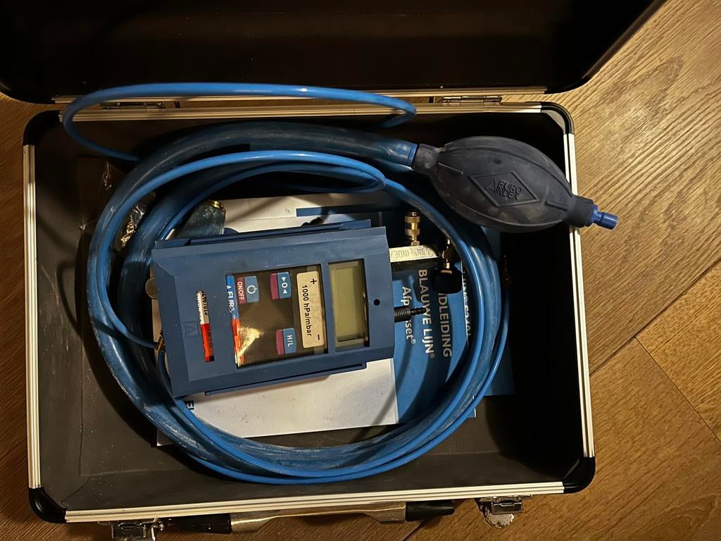 Euro-Index Drukmeter en afpersset Blauwe Lijn S2401, Ophalen of Verzenden, Gebruikt