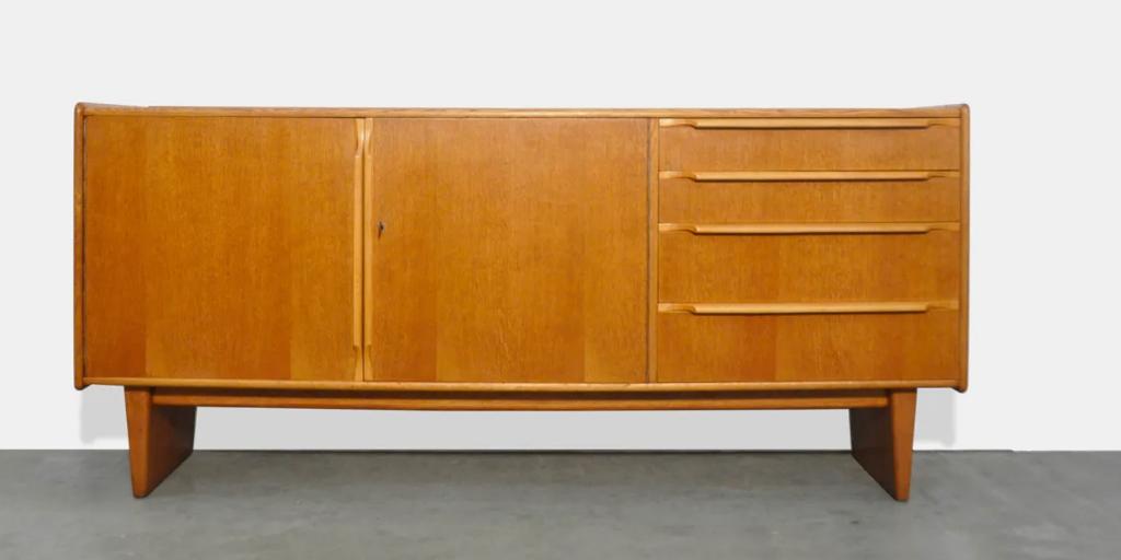 Gezocht: Pastoe DE02 dressoir sideboard, Ophalen, Gebruikt, Eikenhout, 150 tot 200 cm