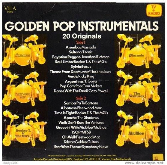Golden Pop Instrumentals LP met de grote instrumentale hits, Ophalen, Gebruikt, 12 inch