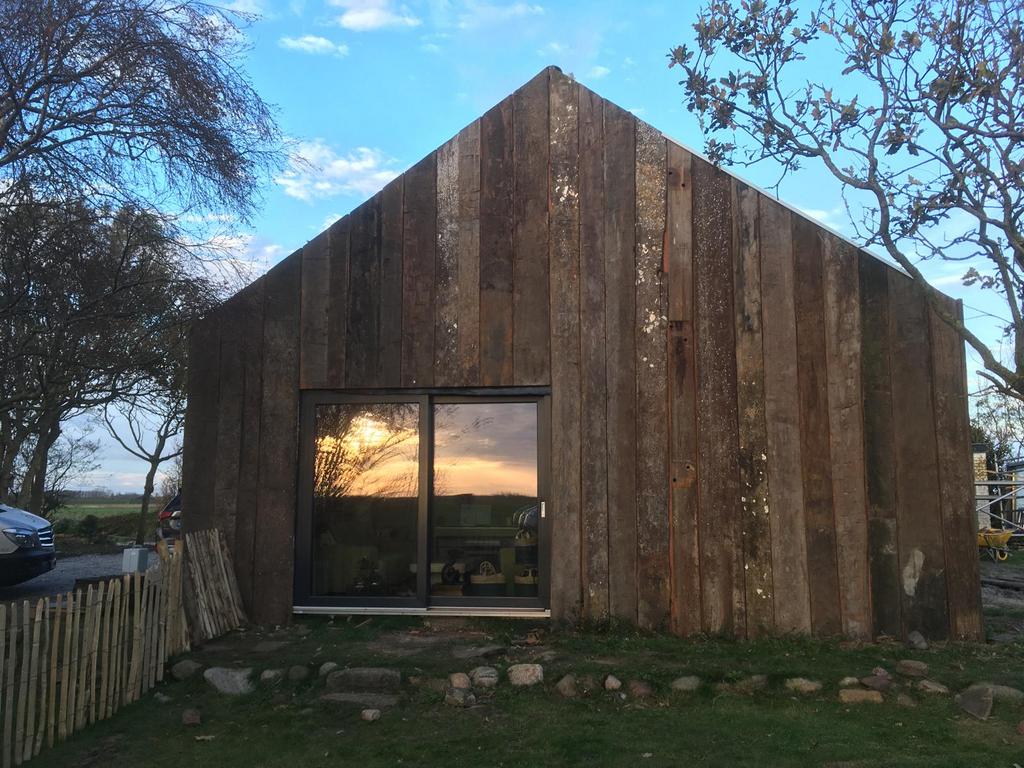 Gevelbekleding, hardhout, Ophalen, Planken, Nieuw, Hardhout