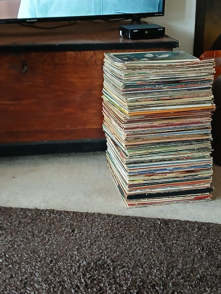 Grote verzameling vinyl platen. In 1koop en niet uitzoeken!, Ophalen, Gebruikt, 12 inch