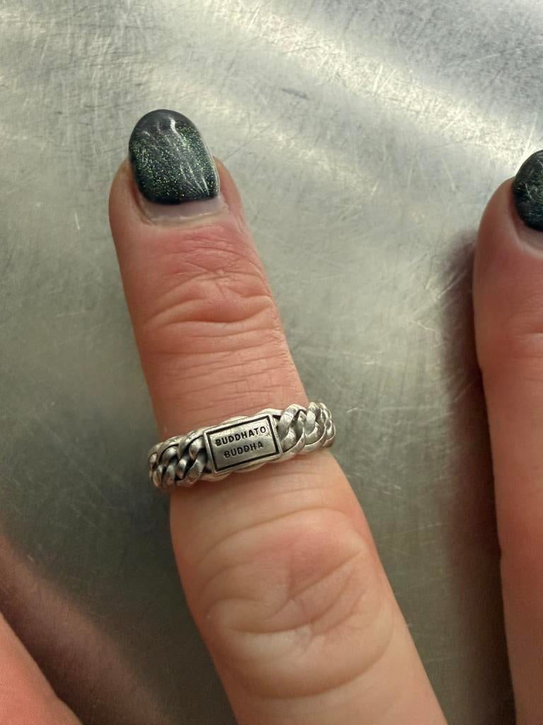 Buddha to Buddha ring Nathalie xs, Sieraden, Tassen en Uiterlijk, Ringen, Ophalen of Verzenden, Zo goed als nieuw, 17 tot 18, Dame of Heer