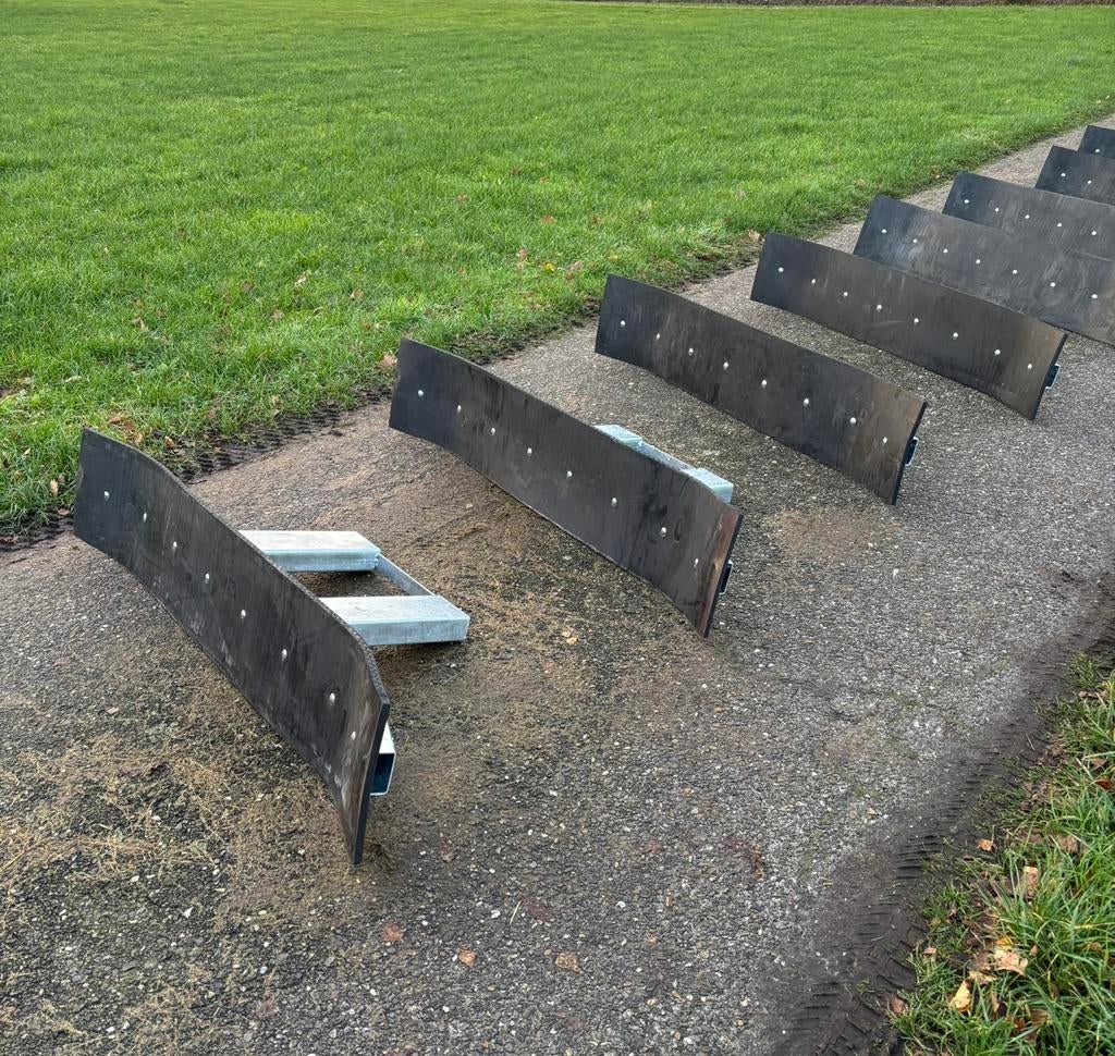 Nieuwe rubberschuif/sneeuwschuif compleet gegalvaniseerd, Zakelijke goederen, Agrarisch | Werktuigen, Ophalen of Verzenden, Glastuinbouw