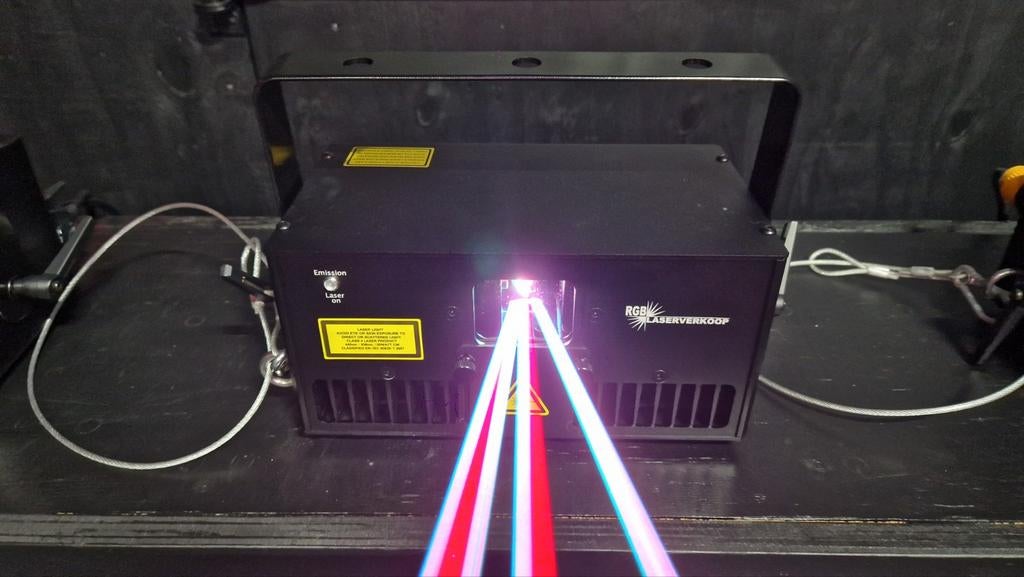 4x 3W rgb lasers pro! Compact!  Alleen ilda 638nm red?, Ophalen of Verzenden