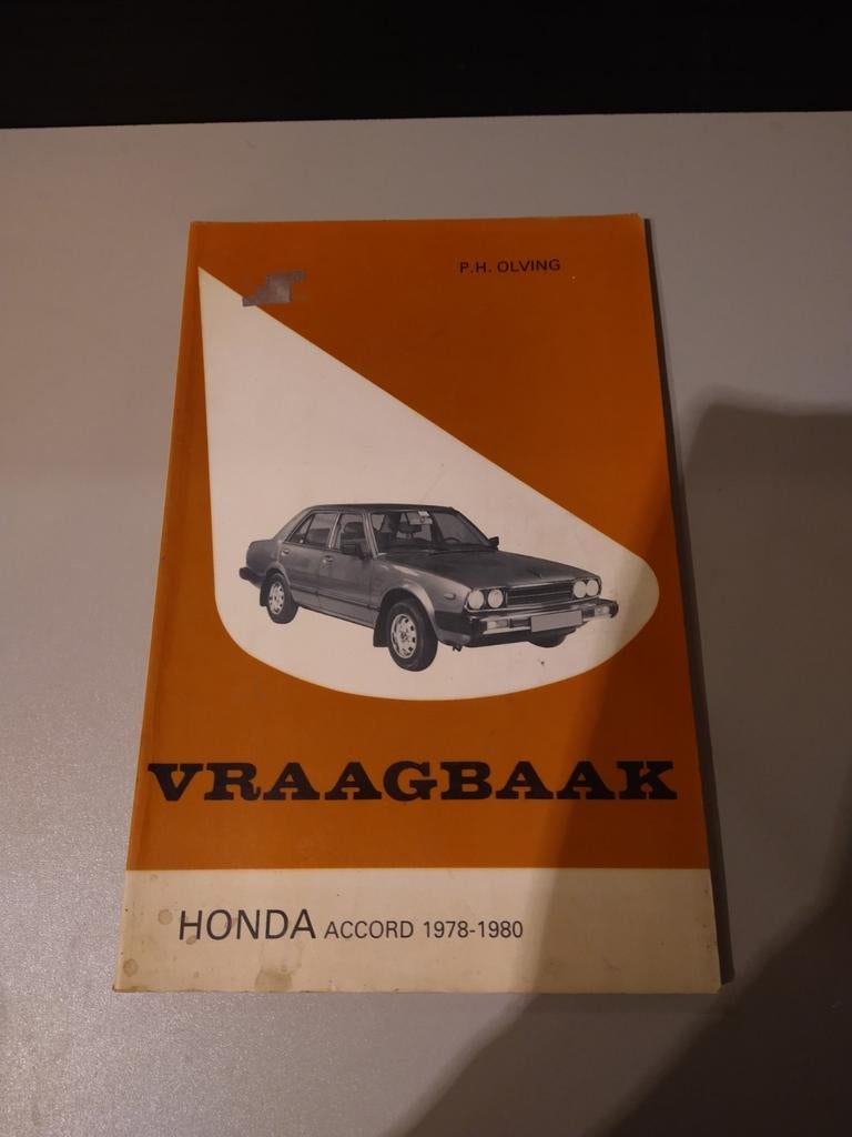Honda Accord Vraagbaak 1978-1980, Ophalen of Verzenden, Gelezen, Honda, P.H. Olving