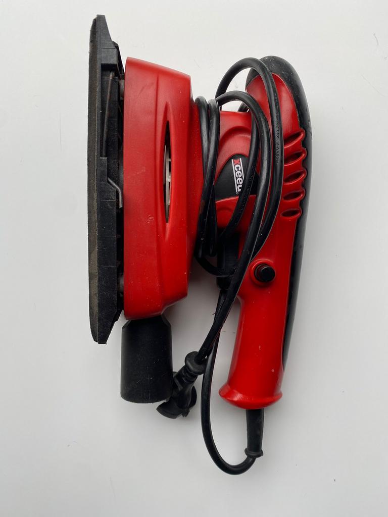 Schuurmaschine XCeed EX 15FS 230-240V 50Hz 150W, Ophalen of Verzenden, Zo goed als nieuw, Minder dan 600 watt