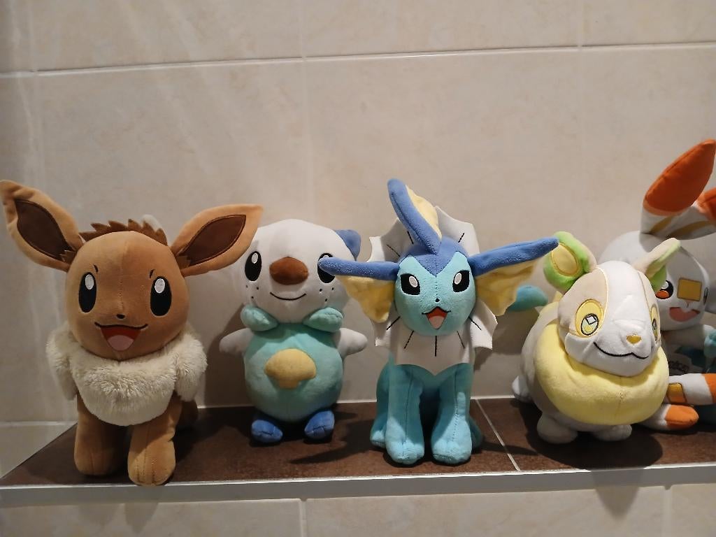 Collectie pokemon knuffels 20cm, Ophalen of Verzenden, Zo goed als nieuw, Overige typen