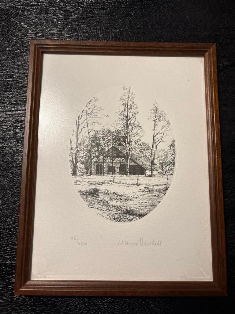 Warner Hemstede Ets - Gelimiteerde Editie, Antiek en Kunst, Ophalen