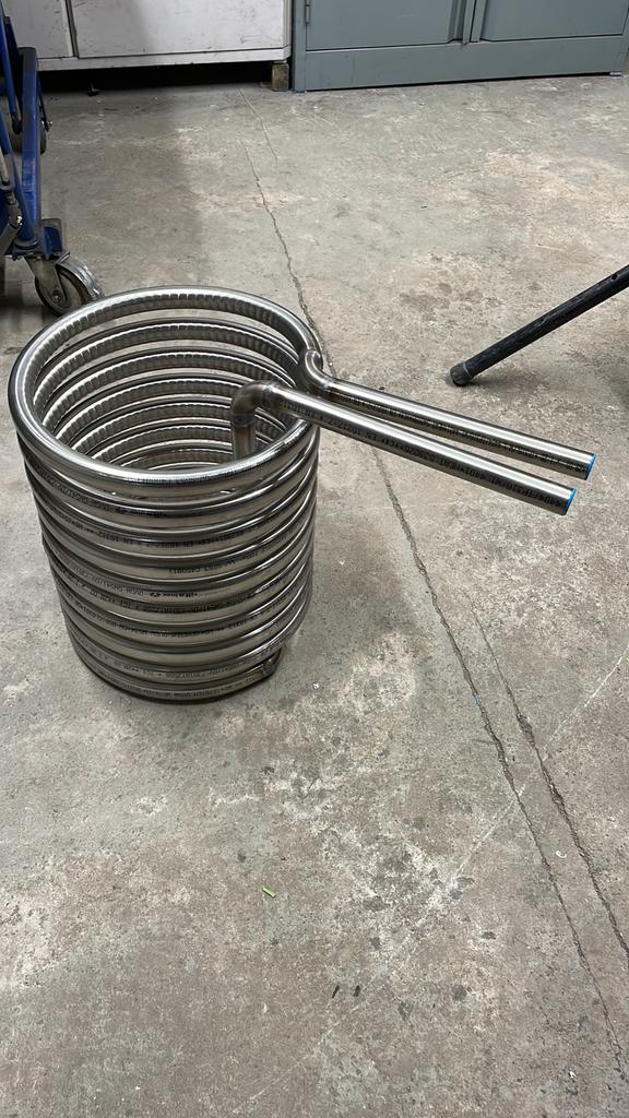 RVS 316 warmtewisselaar spiraal zwembadverwarming hottub, Tuin en Terras, Ophalen of Verzenden, Nieuw, Verwarming