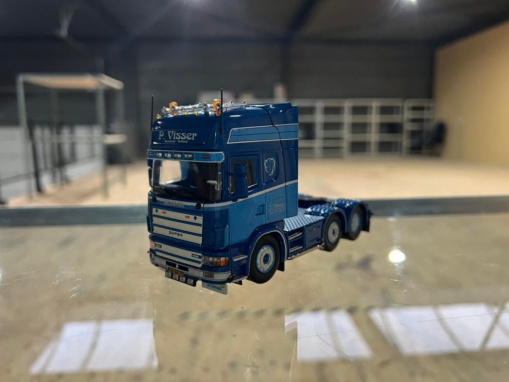 Tekno Scania P. Visser, Hobby en Vrije tijd, Modelauto's | 1:50, Nieuw, Bus of Vrachtwagen, Nvt, Nvt