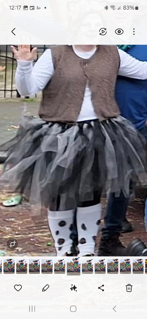 carnaval dames "rendier", Ophalen of Verzenden, Zo goed als nieuw, Carnaval