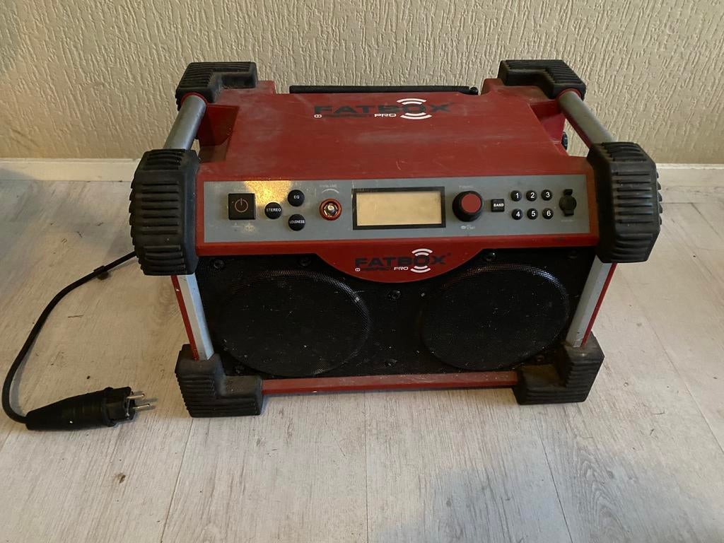 Fatbox Pro bouwradio, Ophalen, Gebruikt