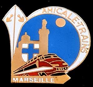 Amicale-Trans Marseille treinpin, Verzenden, Nieuw, Transport, Speldje of Pin