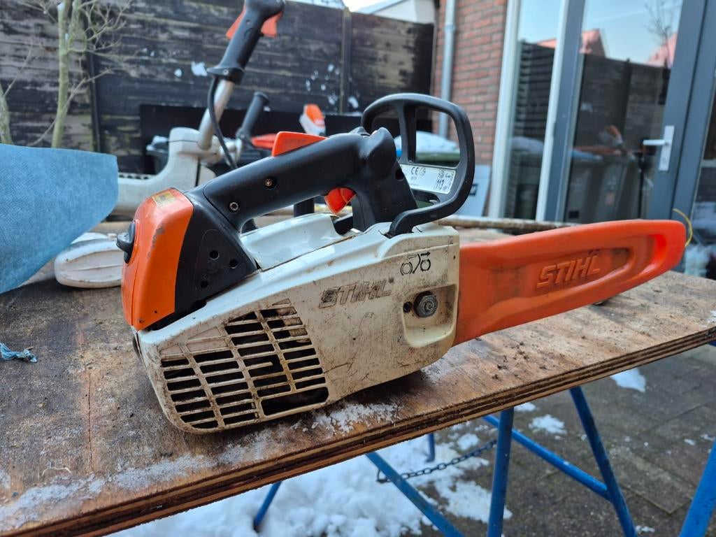 Stihl MS 192T Kettingzaag, Gebruikt, Handgedragen, Ophalen of Verzenden, Stihl