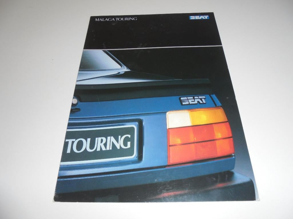 brochure Seat Malaga Touring  1988, Ophalen of Verzenden, Gelezen, Overige merken