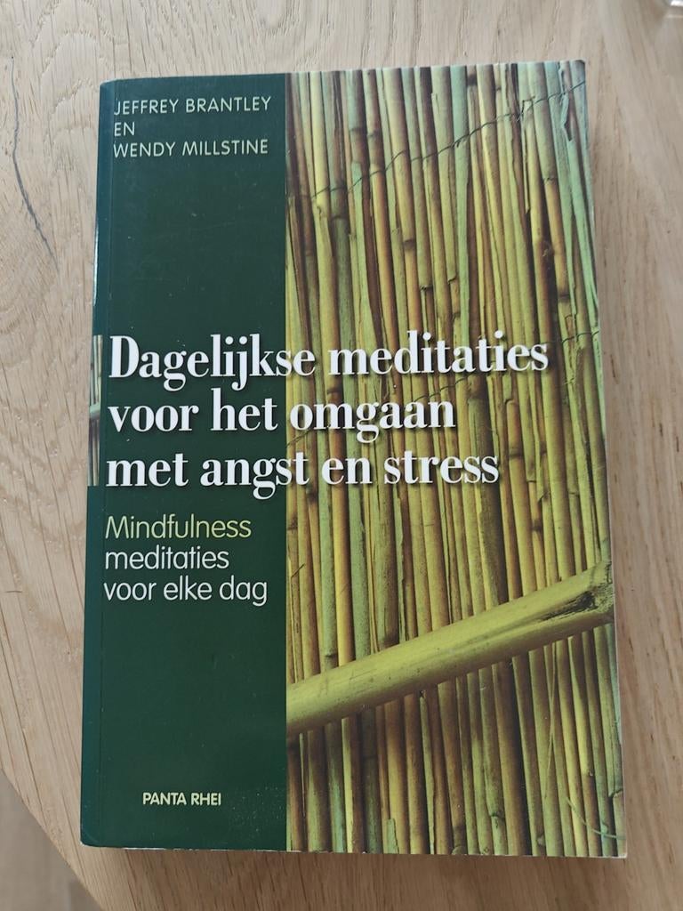 Dagelijkse meditaties voor het omgaan met angst en stress, Ophalen of Verzenden, Zo goed als nieuw, Instructieboek, Meditatie of Yoga