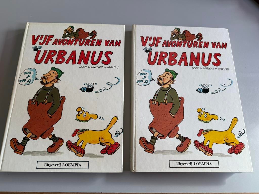 2x vijf avonturen van urbanus willy linthout, Meerdere stripboeken, Ophalen of Verzenden, Zo goed als nieuw