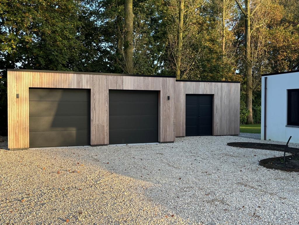 Garagedeur vervangen? Kunstof garagedeuren alle maten NL, Kunststof, Ophalen of Verzenden, 120 cm of meer, 215 cm of meer