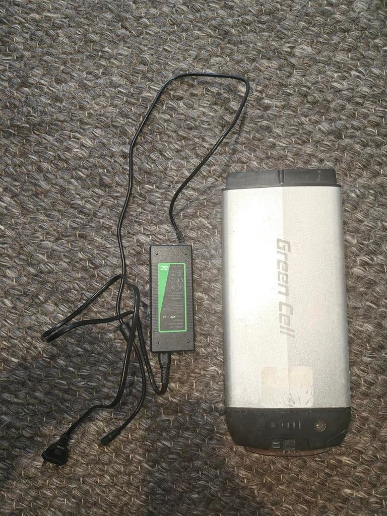 Green Cell E-bike Batterij met Lader, Ophalen of Verzenden, Zo goed als nieuw