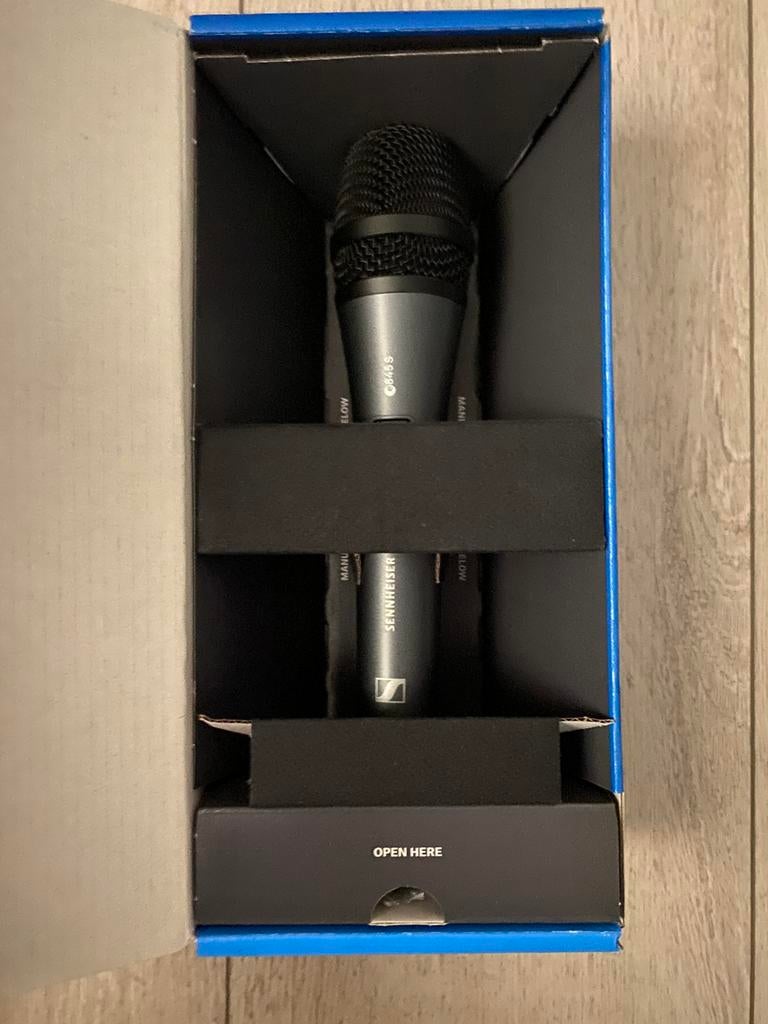 Sennheiser e 845s incl mic stand, Ophalen, Zo goed als nieuw, Zangmicrofoon