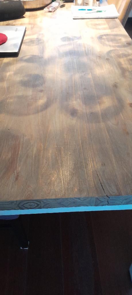 Tafel, Gebruikt, 100 tot 150 cm, Teakhout, 200 cm of meer