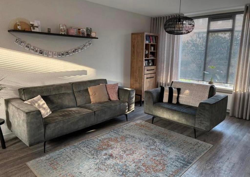 3 zitsbank en loveseat “Iris” (zitmaxx), Ophalen, Gebruikt, 75 tot 100 cm, Rechte bank