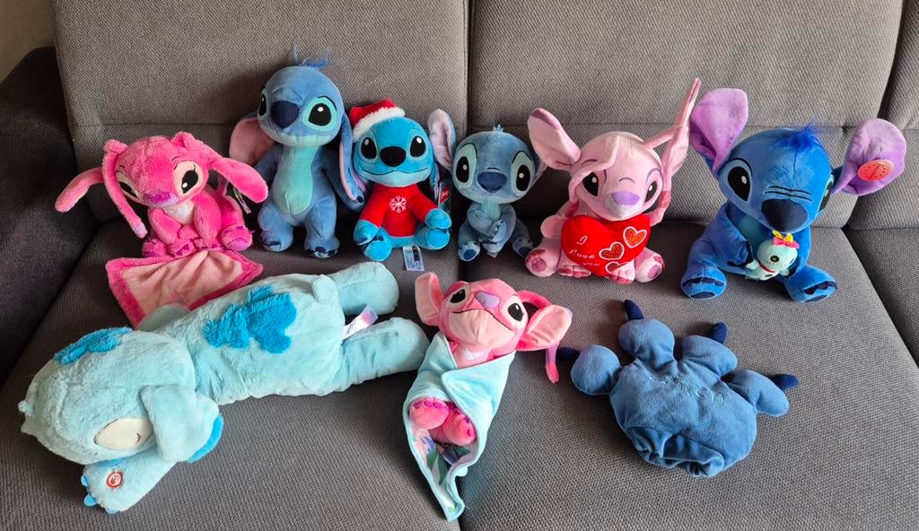 Stitch & Angel knuffels, Ophalen of Verzenden, Zo goed als nieuw, Overige typen