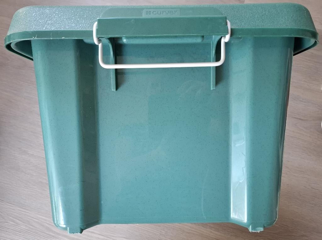 Curver opbergbak groen., Ophalen, 40 tot 60 cm, Minder dan 50 cm, Zo goed als nieuw