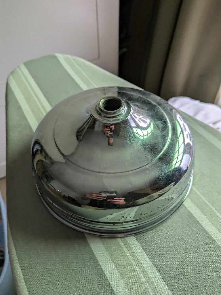 Vintage Douchekop Chroom 20 cm regendouche, Ophalen of Verzenden, Gebruikt, Chroom, Douche