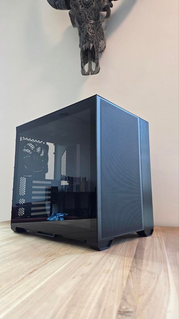 Computerbehuizing - Lian Li O11 Air Mini Zwart, Computers en Software, Computerbehuizingen, Ophalen, Gebruikt
