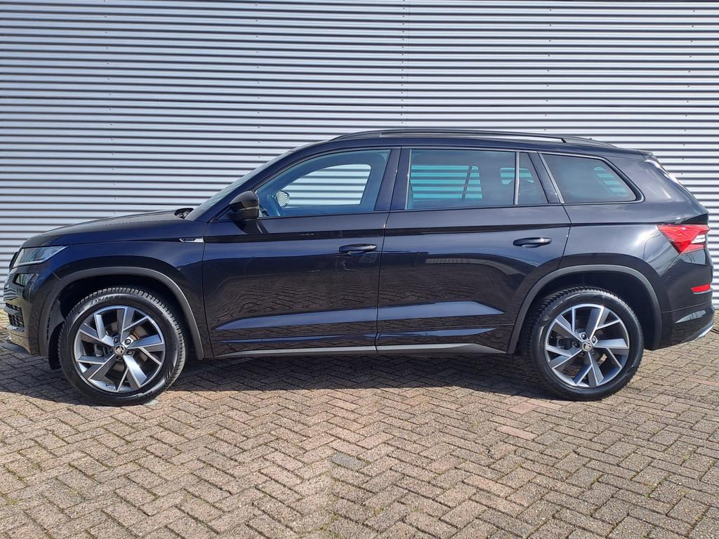 Skoda Kodiaq 1.5 TSI Sportline Business | Apple Carplay/Andr, 12 maanden, Euro 6, 4 cilinders, Zwart