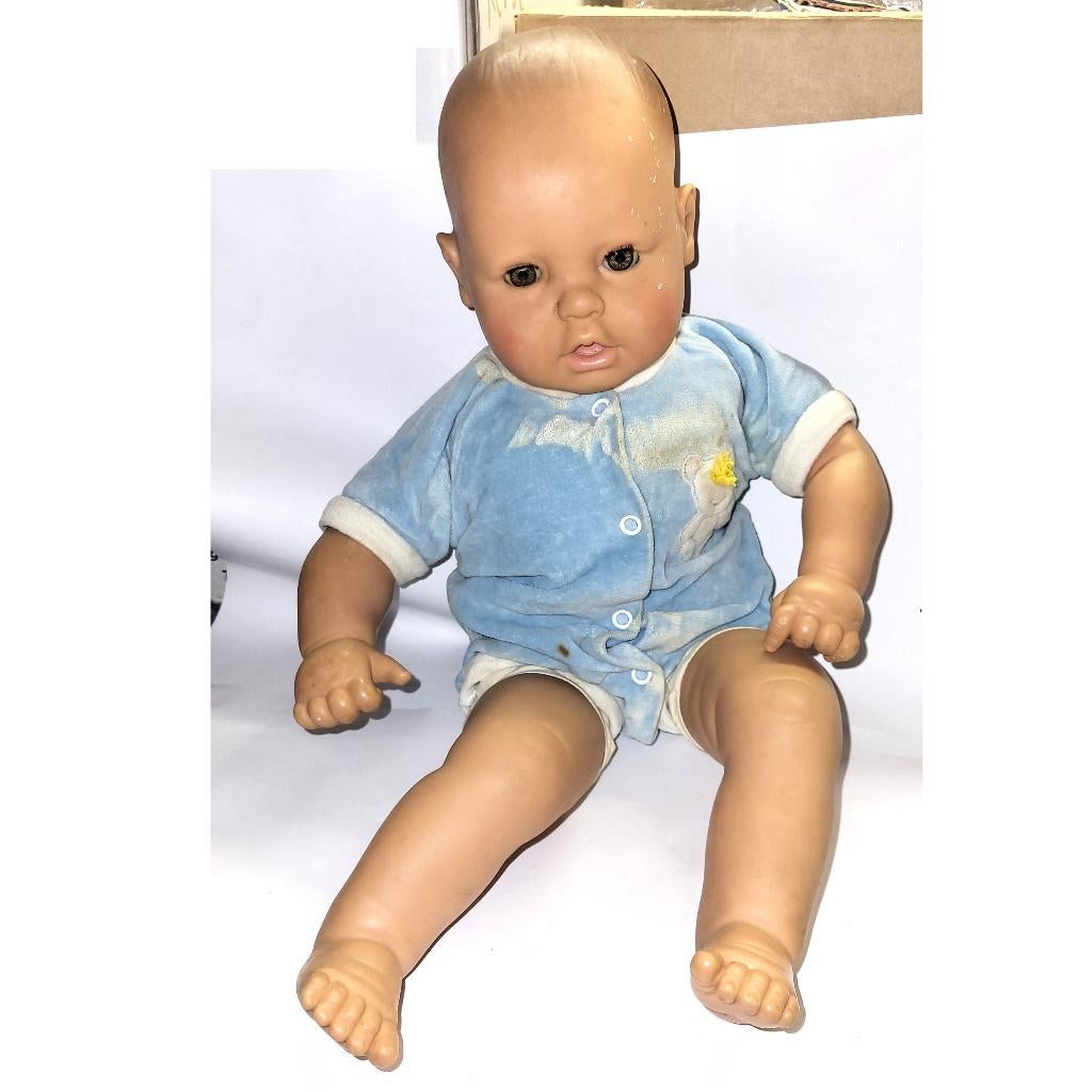 Vintage Pop van retro Verzameling babypop N-1053 NB, Verzamelen, Poppen, Ophalen of Verzenden, Gebruikt, Pop